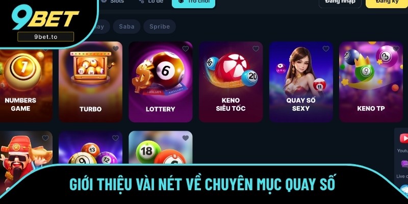 Tổng quan thông tin về quay số