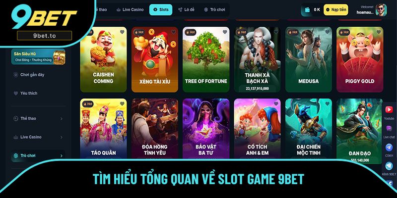 Tìm hiểu tổng quan về slot game 9BET